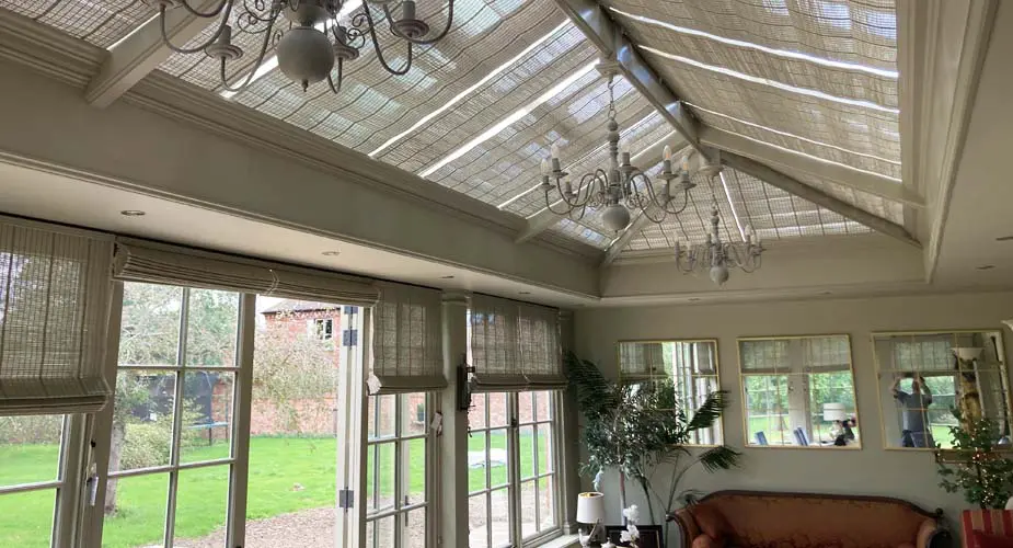 What are the best blinds for orangery roofs and windows?