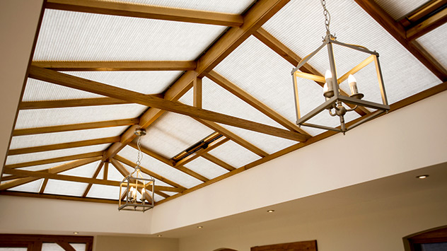 Duette Lantern Roof Blinds in Individual Layout