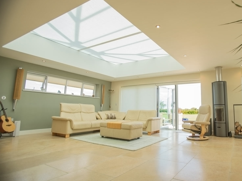 Electric Blinds for a Lantern Roof